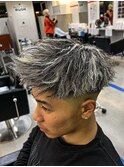 ソフトツイスト×ホワイトメッシュ