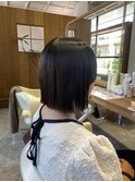 切りっぱなしボブ