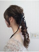 あみおろしツインアレンジ