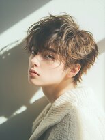 リーニアプラスエヌ(LINHA +n) 20代30代40代 マッシュ無造作モテ髪カジュアルパーマ#48