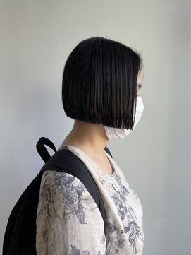 キーチェ 梅田中崎町(keych) ミニボブ/切りっぱなしボブ[中崎町/梅田駅］