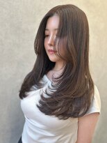 ヘアーザラブズラフズ オーガニカ 北九州(HAIR THE LOVES LAUGHS ORGANICA) 顔周りレイヤー♪大人可愛いロブ♪