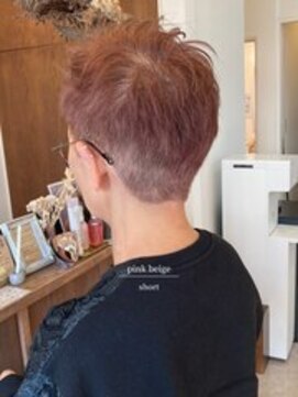 パル バイ ラベスト(Pal by lovest) ショート×ピンクベージュ