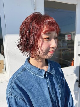 オーシー 新保店(O'sea) bob perm / cassis