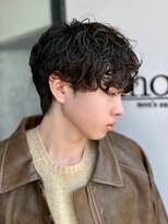 アノ(Ano.)&nbsp;大分ニュアンスパーマセンターパートフェザーパーマ毛流れパーマ