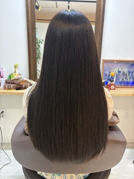 ダークグレージュロング