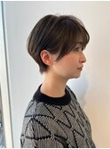◇大人可愛い20代30代40代50代前下がりショートボブ丸みショート
