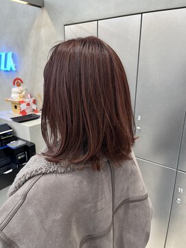 ザザ ZA/ZA 茗荷谷 ピンクカラー/茗荷谷美容室