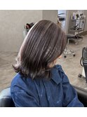 ラベンダーアッシュハイライト