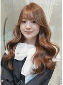 ◎ブリーチなし透明感ベージュレイヤーロング大人美人