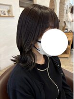 ヘアーチェリーコーク ランプ(HAIR CHERRY COKE Lamp)&nbsp;◯ミディアムボブ×ミントグレー