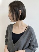 ヘアーメイクパウダー 天王寺寺田町店(Hair make powder) ナチュラルボブ前髪なしミニボブ20代30代40代50代ボブ