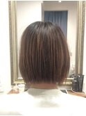 30代40代50代/前下がりボブ/ストレートボブ/切りっぱなしボブ