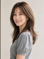 サーカス バイ ビュートリアム 青山(CIRCUS by BEAUTRIUM)&nbsp;大人レイヤー 上品 白髪ぼかしハイライト 40代 50代 表参道 青山
