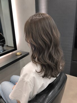 ソラヘアー(SORA hair) グレージュレイヤー×韓国風ミディアム