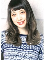 ヘアサロン ガリカ 表参道(hair salon Gallica)&nbsp;☆『 プラチナグレージュ × 外国人クセ毛風  』 semi long  ☆