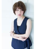 unacasa★グレージュブルー★大人ショート