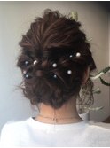 結婚式ヘアセットアレンジ