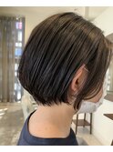 柔らかい丸みのショートボブ