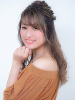 オーブ ヘアー ブランコ 久米川店(AUBE HAIR Blanco)&nbsp;お呼ばれ♪ゆるハーフアップ