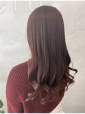 春　透明感ピンクブラウン
