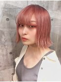 ボブ/フェザーバング/大人かわいい/グラデハイライト[渋谷]