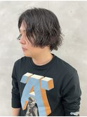メンズミディアムパーマ