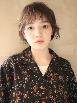 トライポッド(TRIPOD) 似合わせカット&デザインカラーベビーバングソフトカール0503