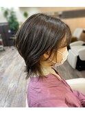 20代30代40代 外ハネマッシュウルフ