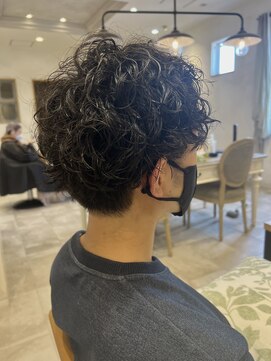 ラボヌールヘアーグレース 門前仲町店(La Bonheur hair grace) スパイラルパーマ/メンズパーマ