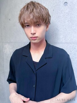 オーブ ヘアー ステラ 筑紫野店(AUBE HAIR stella) 束感ゆるめスタイリングマッシュヘア