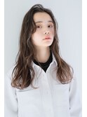 大人かわいいフェミニンロングゆるふわウェーブ地毛風カラー