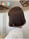 ピンクブラウン×ワンカールボブ