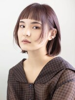 ファチュール(fAture.) 《丸顔さんに似合う》小顔オン眉　姫カットロブ　20代30代40代