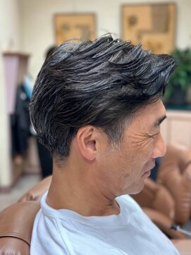 アポロカットステージ 相模大野店 アップバング/ツーブロックマッシュ<理容室>[メンズ/相模大野]