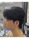 センターパートカルマヘア【札幌/ダウンパーマ】