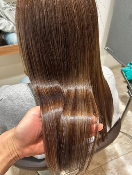 クララ カシハラ(CLALA Kashihara) 髪質改善/艶髪/ストレートロング/ブラウンカラー