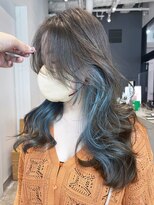 韓国ヘア顔周りレイヤーロング_ba398431