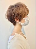 30代40代50代60代◎大人可愛い丸みショートボブ小顔ひし形　元重