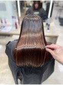 縮毛矯正/髪質改善ストレート/平塚