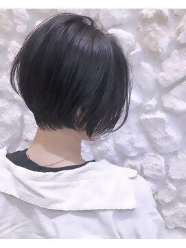 ヘアサロン エフ 渋谷(F) ＃ショートボブ＃ハンサムショート#ダークカラー