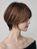 ソワネ 表参道(soigne)&nbsp;表参道白髪ぼかしウルフショートカットベージュアッシュ30代40代