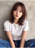 rileyワンカール外はねレイヤーロブ
