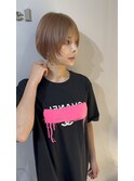 ショート、モカブラウン