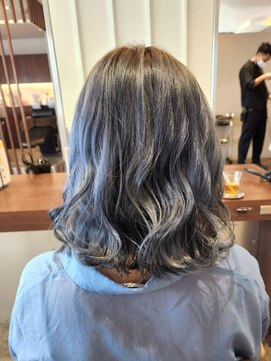 エイクス ヘア デザイン×美髪クリニック 千葉(AQs hair design) くびれヘア/アプリコットオレンジ/夏/髪質改善[千葉駅]