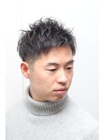 ヘアーアンドグルーミング ヨシザワインク(HAIR&GROOMING YOSHIZAWA Inc.)&nbsp;メンズビジネスショート爽やかツーブロアップバングスタイル