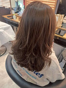 髪質改善/ブラウンベージュ/艶髪/レイヤーカット