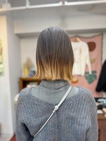 アンドチル 渋谷(AND CHILL)&nbsp;裾カラー/グラデーションカラー/切りっぱなしボブ