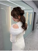 博多/顔周り/くるみちゃんヘア/ヘアアレンジ