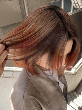 イエナ 渋谷(IENA) グレージュブラウンハッシュレイヤーくびれミディアム